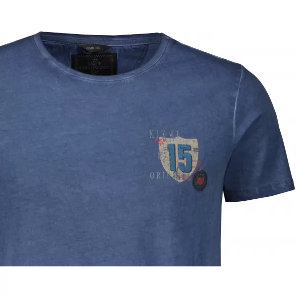  Tricou pentru bărbați KIXMI PHIL ALBASTRU INCHIS 