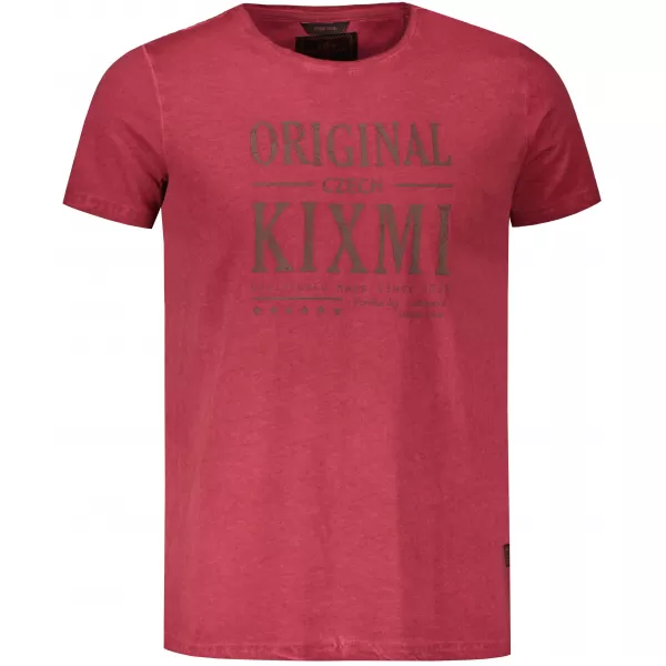 Tricou pentru bărbați KIXMI PELTON BURGUNDIA 