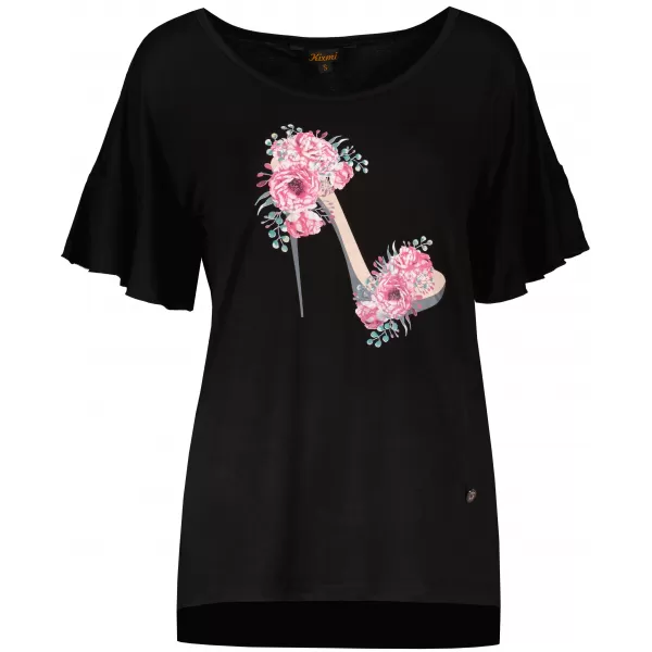  Tricou pentru femei KIXMI PALIMA NEGRU 