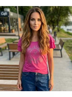 Tricou pentru femei KIXMI PAMMI ROZ