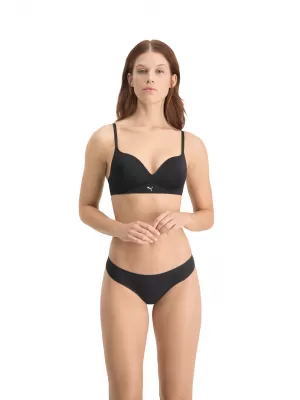 Chiloți PUMA WOMEN SEAMLESS STRING 2P PACK 93502201 NEGRU