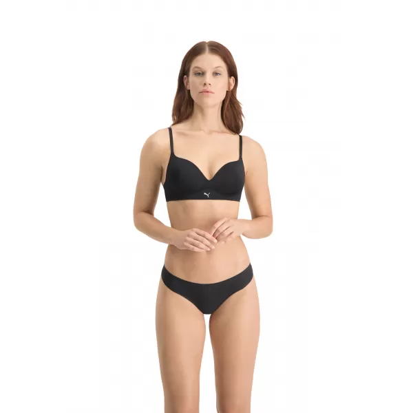  Chiloți PUMA WOMEN SEAMLESS STRING 2P PACK 93502201 NEGRU 