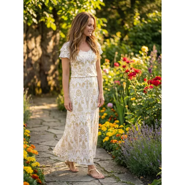  Rochie KIXMI PRIMAVERA CREMOS 