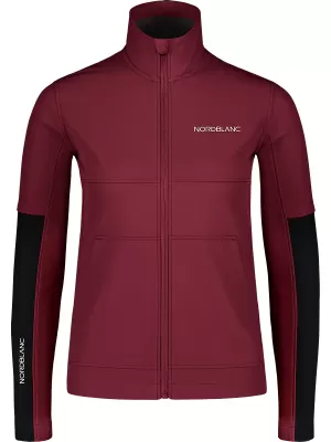 Jachetă softshell pentru femei NORDBLANC FJORD NBSSL7657 BURGUNDIA