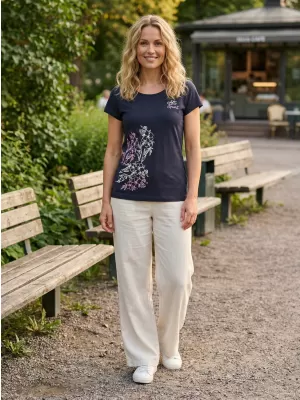 Tricou pentru femei ALTISPORT ALW168122 ALBASTRU MARIN