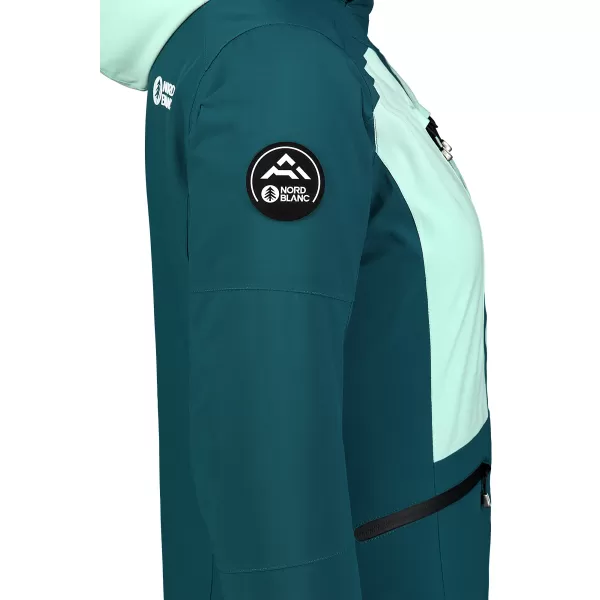  Jachetă de schi pentru femei NORDBLANC SNOW-SQUALL NBWJL7753 VERDE ÎNCHIS 