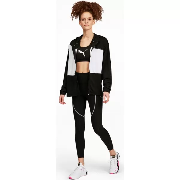  Sutien de damă PUMA MID IMPACT 4KEEPS GRAPHIC BRA PM 520306-90 NEGRU 