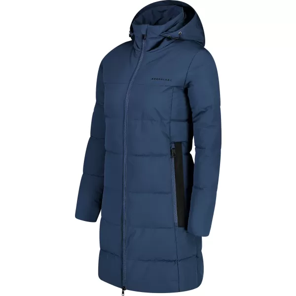  Palton de iarnă de damă NORDBLANC EXQUISITE NBWJL7722 ALBASTRU 