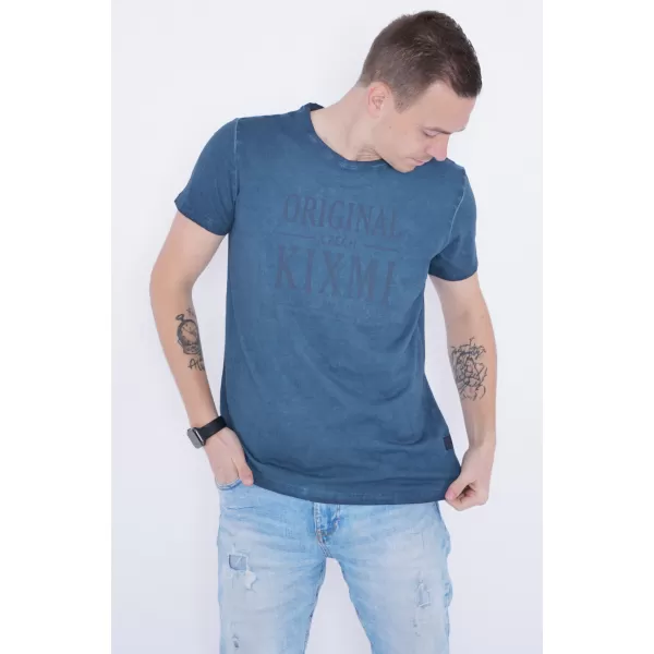  Tricou pentru bărbați KIXMI PELTON ALBASTRU INCHIS 