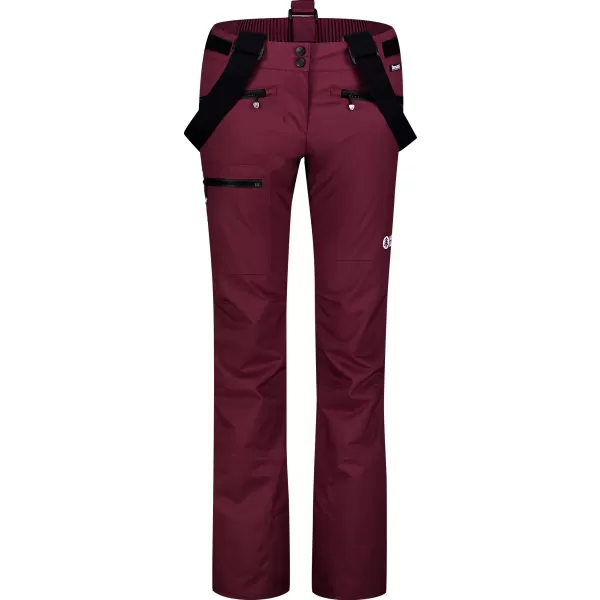  Pantaloni de schi pentru femei NORDBLANC SNOWBALL NBWP7769 BURGUNDIA 