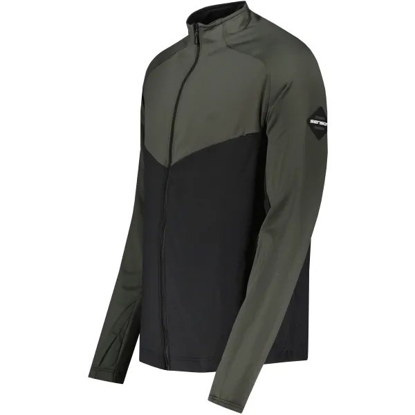  Hanorac pentru bărbați SENSOR COOLMAX THERMO 22200057 NEAGRĂ/OLIVE GREEN 