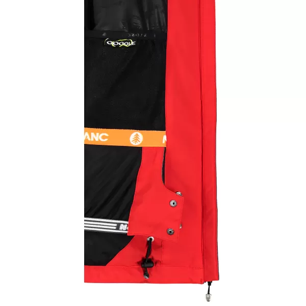  Jachetă de schi pentru femei NORDBLANC SNOW-SQUALL NBWJL7753 ROŞU 