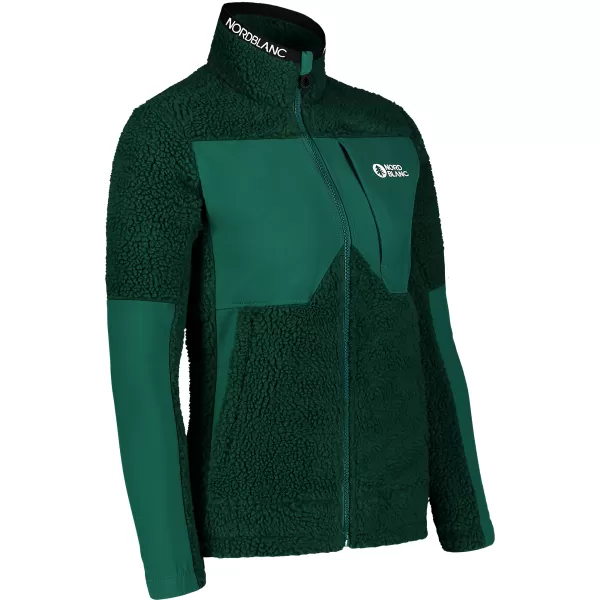  Hanorac de damă din fleece NORDBLANC PENINSULA NBSFL7654 VERDE 