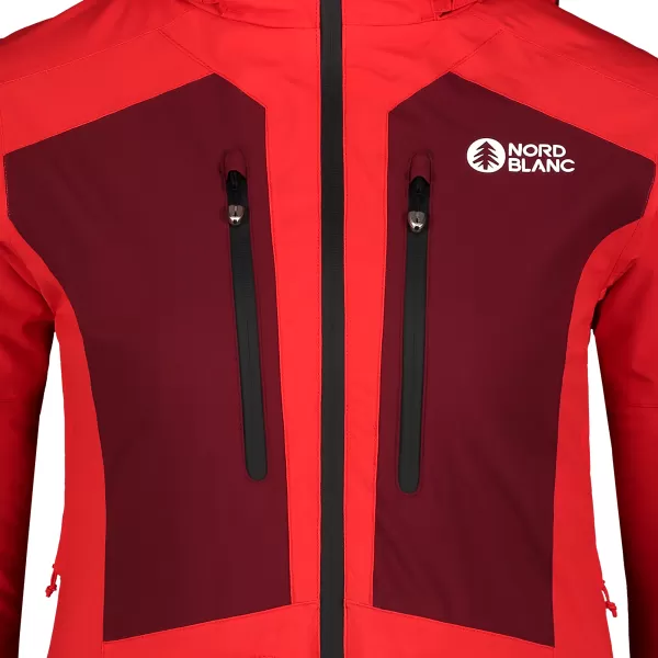  Jachetă de schi pentru femei NORDBLANC SNOW-SQUALL NBWJL7753 ROŞU 