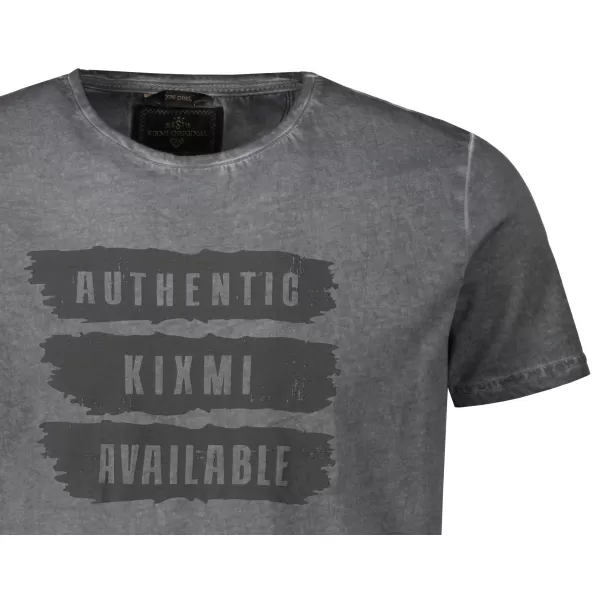  Tricou pentru bărbați KIXMI PAUL GRI INCHIS 