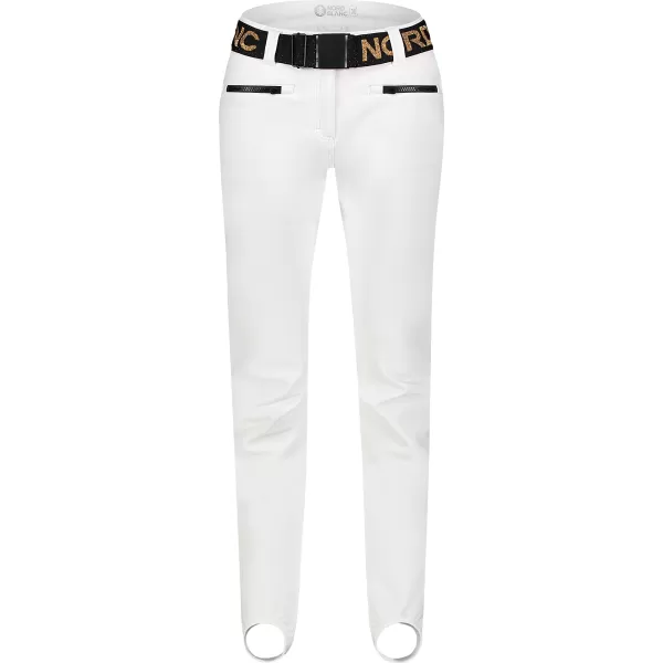  Pantaloni de schi softshell pentru femei NORDBLANC FULLCOVER NBWPL7729 ALB 