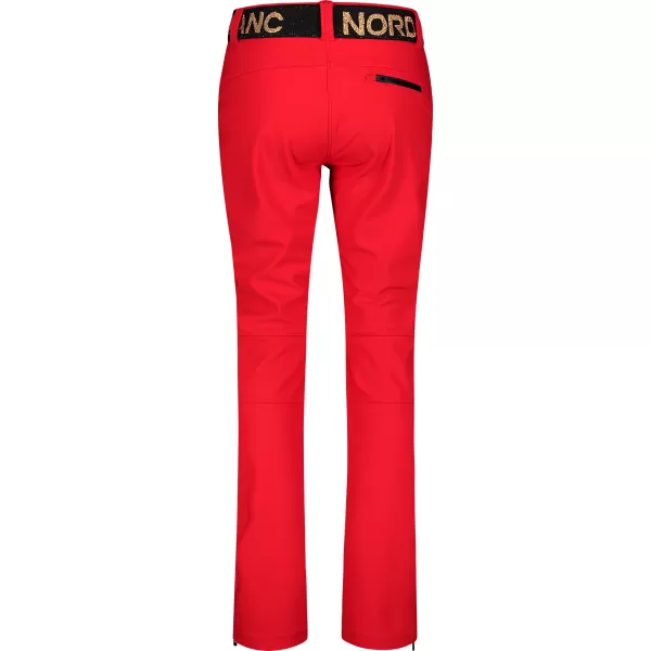  Pantaloni de schi softshell pentru femei NORDBLANC MELLEABLE NBWPL7728 ROŞU 