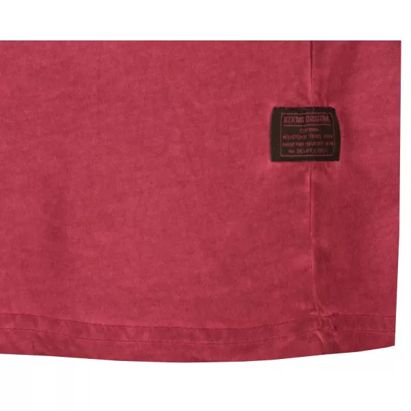  Tricou pentru bărbați KIXMI PELTON BURGUNDIA 