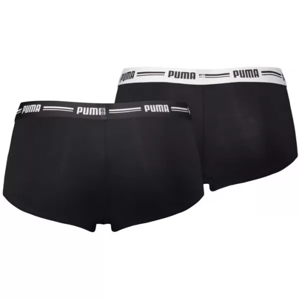  Chiloți de damă PUMA WOMEN MINI SHORT 2P PACK 90785303 NEGRU 