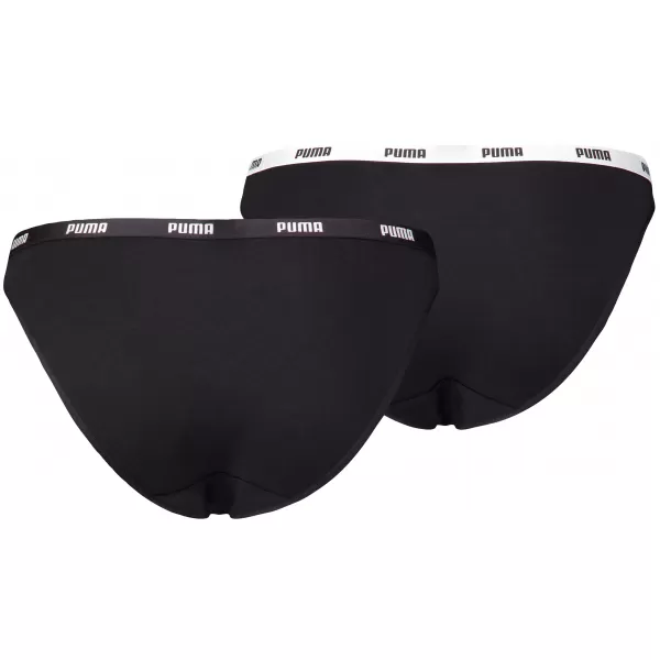  Chiloți de damă PUMA WOMEN BIKINI 2P PACK 90785103 NEGRU 
