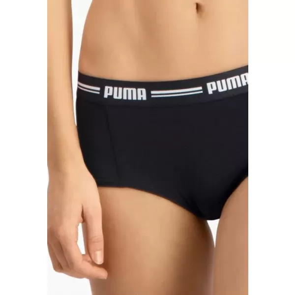  Chiloți de damă PUMA WOMEN MINI SHORT 2P PACK 90785303 NEGRU 