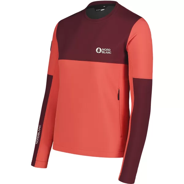  Jachetă softshell pentru femei NORDBLANC COVE NBSSL7656 CORAL ROȘU 