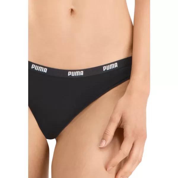  Chiloți de damă PUMA STRING 3P PACK 90759002 NEGRU 