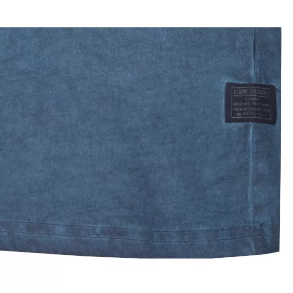  Tricou pentru bărbați KIXMI PELTON ALBASTRU INCHIS 