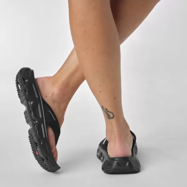  FLIP -FLIP -FLOPS SALOMON REELAX BREAK 6.0 L47111200 NEGRU/NEGRU/ALIAJ 