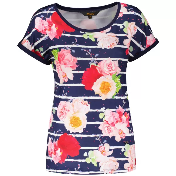  Tricou pentru femei KIXMI PANDORA ALBASTRU INCHIS 