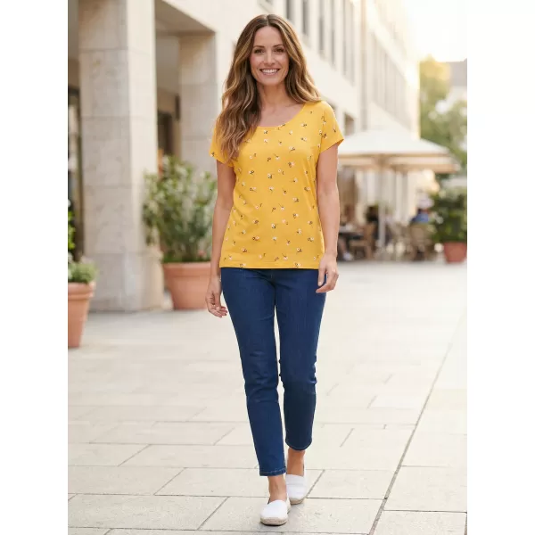  Tricou pentru femei KIXMI PATSY GALBEN 