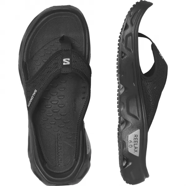  FLIP -FLIP -FLOPS SALOMON REELAX BREAK 6.0 L47111200 NEGRU/NEGRU/ALIAJ 