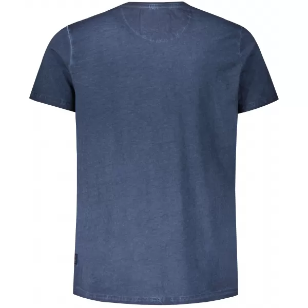  Tricou pentru bărbați KIXMI PATRIC ALBASTRU INCHIS 