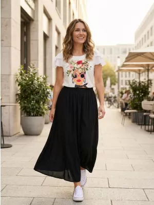 Tricou pentru femei KIXMI PENNY ALB