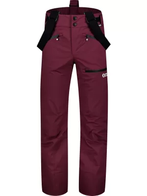 Pantaloni de schi pentru bărbați NORDBLANC SLALOM NBWP7766 BURGUNDIA