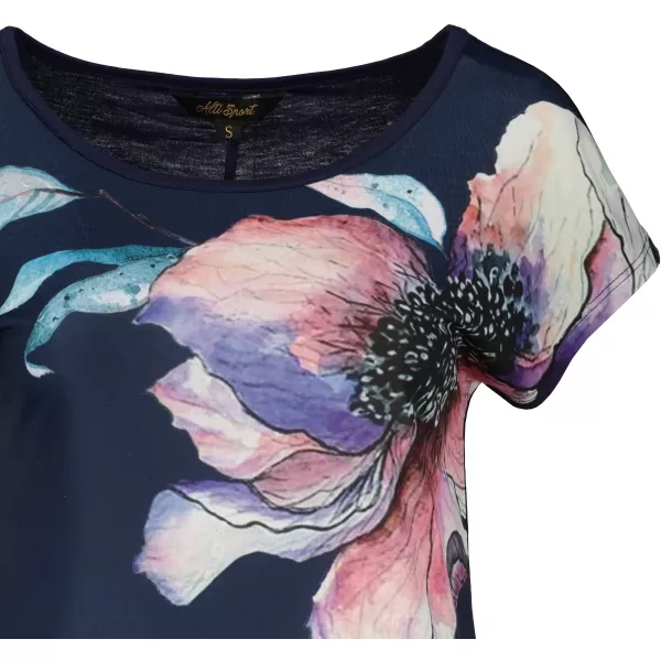  Tricou pentru femei ALTISPORT ANTONIA ALBASTRU INCHIS 