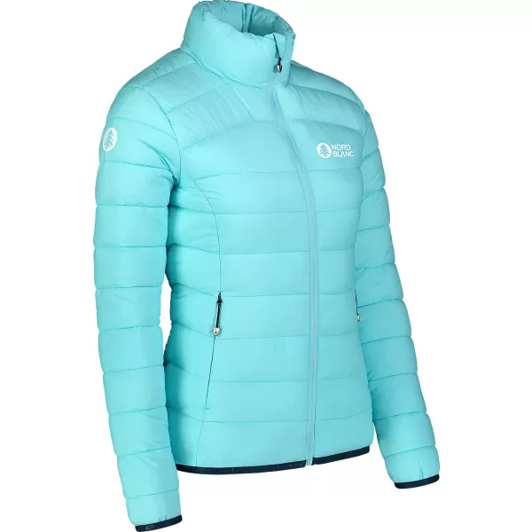  Geaca matlasata de dama NORDBLANC SURROUNDINGS NBWJL7719 ALBASTRU DESCHIS 