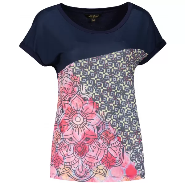  Tricou pentru femei ALTISPORT ARIEL ALBASTRU INCHIS 