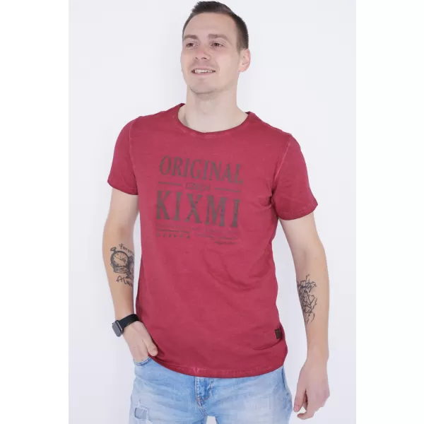  Tricou pentru bărbați KIXMI PELTON BURGUNDIA 