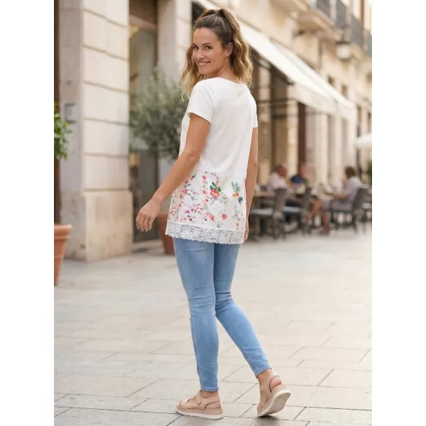  Tricou pentru femei KIXMI PATTIE ALB 