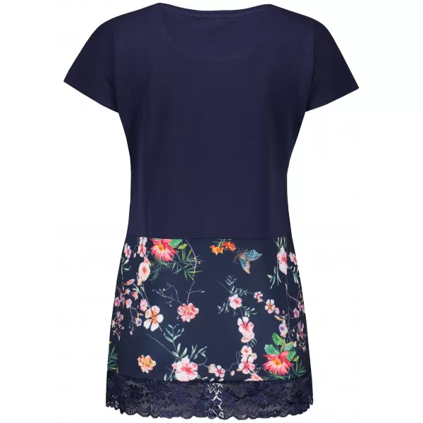  Tricou pentru femei KIXMI PATTIE ALBASTRU INCHIS 