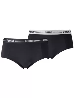 Chiloți de damă PUMA WOMEN MINI SHORT 2P PACK 90785303 NEGRU