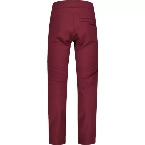  Pantaloni softshell pentru bărbați NORDBLANC ENCAPSULATED NBFPM7731 BURGUNDIA 