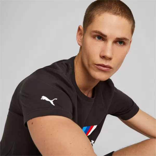  Tricou pentru bărbați PUMA BMW MMS ESS LOGO TEE 538148-01 NEGRU 