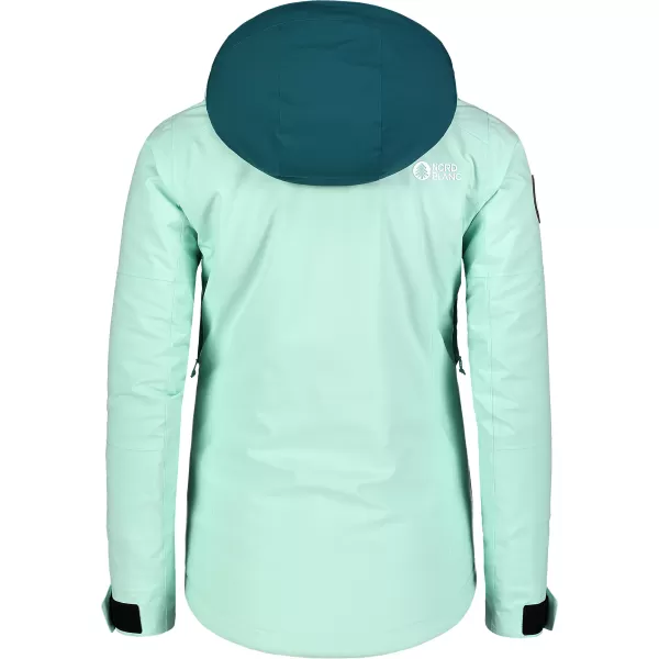  Jachetă de schi pentru femei NORDBLANC SNOW-SQUALL NBWJL7753 VERDE 