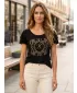 Tricou pentru femei KIXMI PAMMI NEGRU
