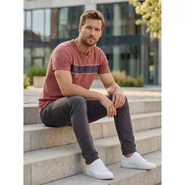  Tricou pentru bărbați ALTISPORT ARMAN BURGUNDIA 