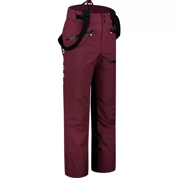  Pantaloni de schi pentru bărbați NORDBLANC SLALOM NBWP7766 BURGUNDIA 