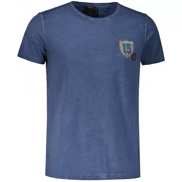  Tricou pentru bărbați KIXMI PHIL ALBASTRU INCHIS 