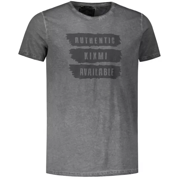  Tricou pentru bărbați KIXMI PAUL GRI INCHIS 